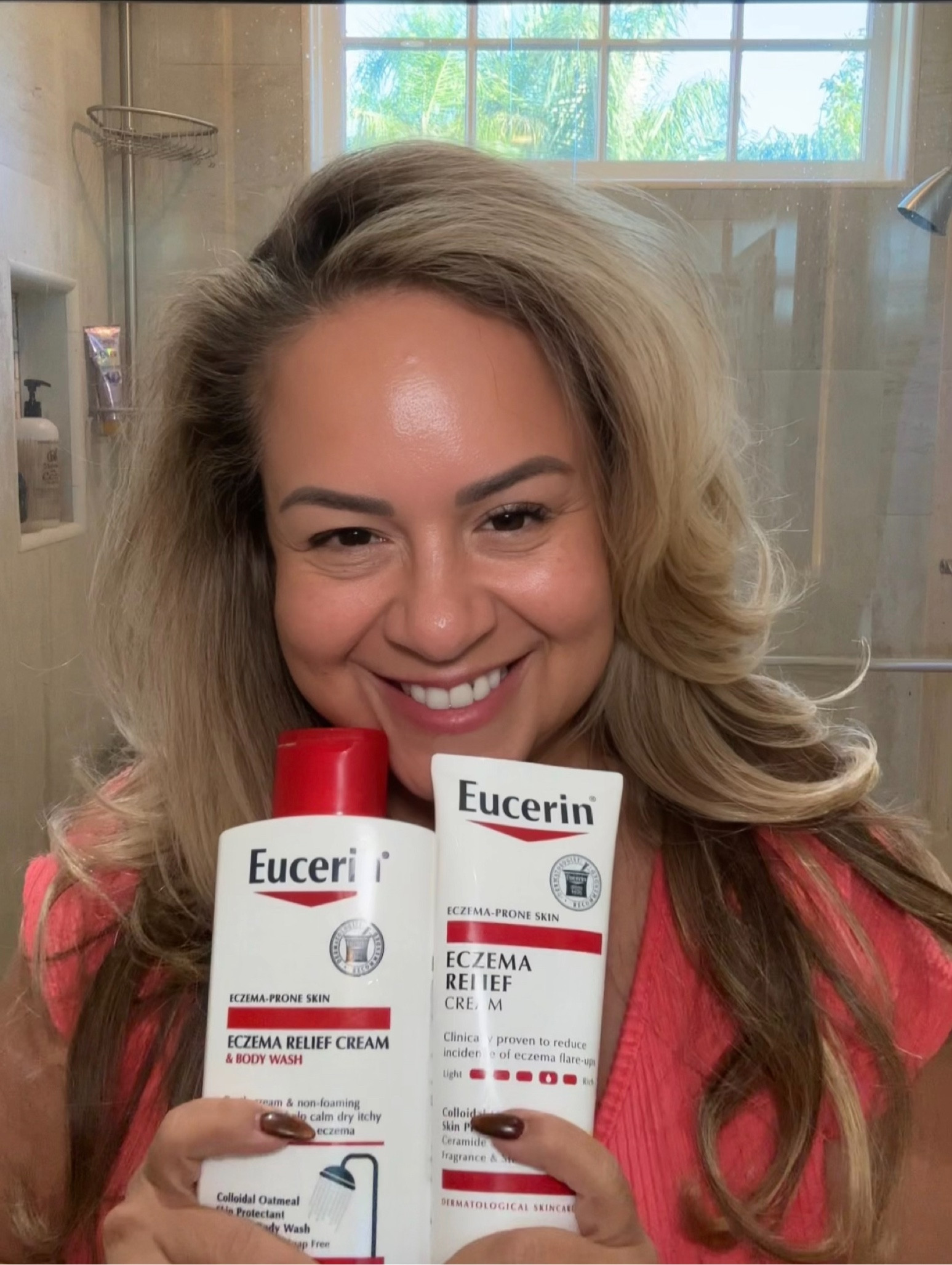 Winter skin got you down? 

Say goodbye to eczema flare-ups with the Eucerin Eczema Relief Cream & Body Wash and Eczema Relief Cream, available at Target! 

They're my secret weapons for helping to soothe your skin. Helps to relieve dryness and itchiness—just pure comfort. 

Trust me, your eczema will thank you! ❄️💙

 #WinterSkinCare #Eucerin #EczemaRelief #ad #MyEucerinJourney