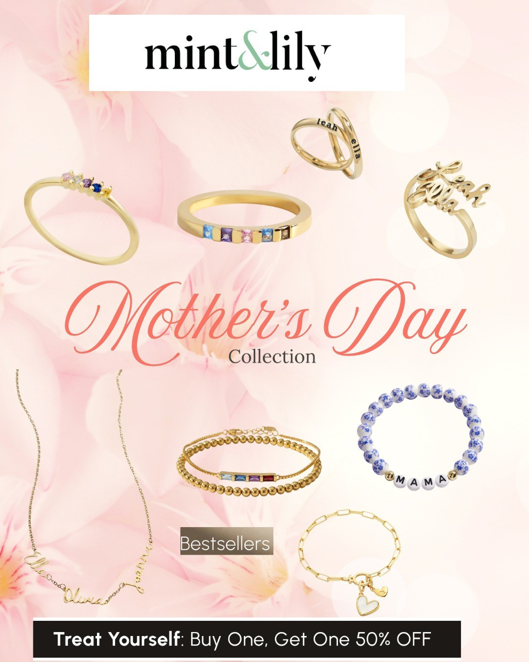 Mint & Lily Mother’s Day Collection is live 💝 Buy One, Get One 50% OFF right now! Perfect time to grab matching gifts for mom, grandma, sister, or treat yourself too ✨ Personalized jewelry, birthstone pieces, name necklaces & timeless everyday styles she’ll love. #LTKsale #MintAndLily #MothersDayGifts #JewelryDeals #PersonalizedJewelry #GiftForMom

#LTKMothersDay #LTKmomlife #LTKSaleAlert