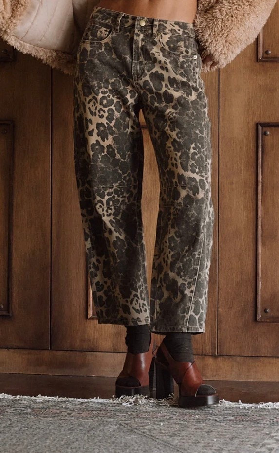 Adding fun barrel jeans to my closet with this leopard print! 

#LTKootd #LTKOver40 #LTKPetite
