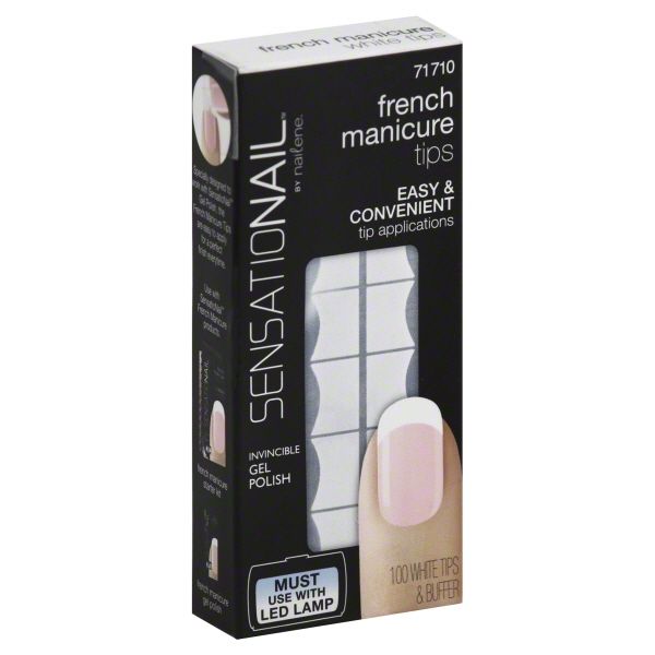 Sensationail French Manicure Tips Applications, 71710, 100 count | Walmart (US)