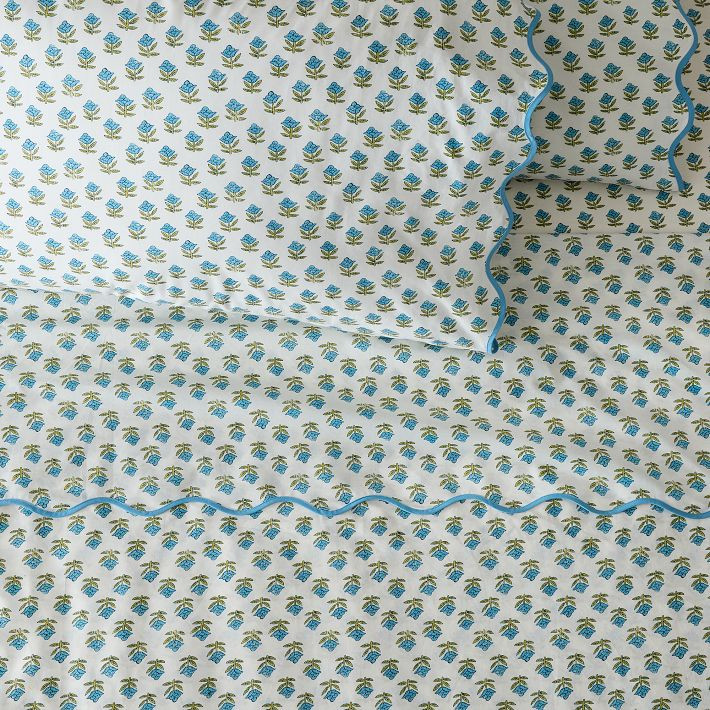 RHODE Begonia Sheet Set | West Elm (US)