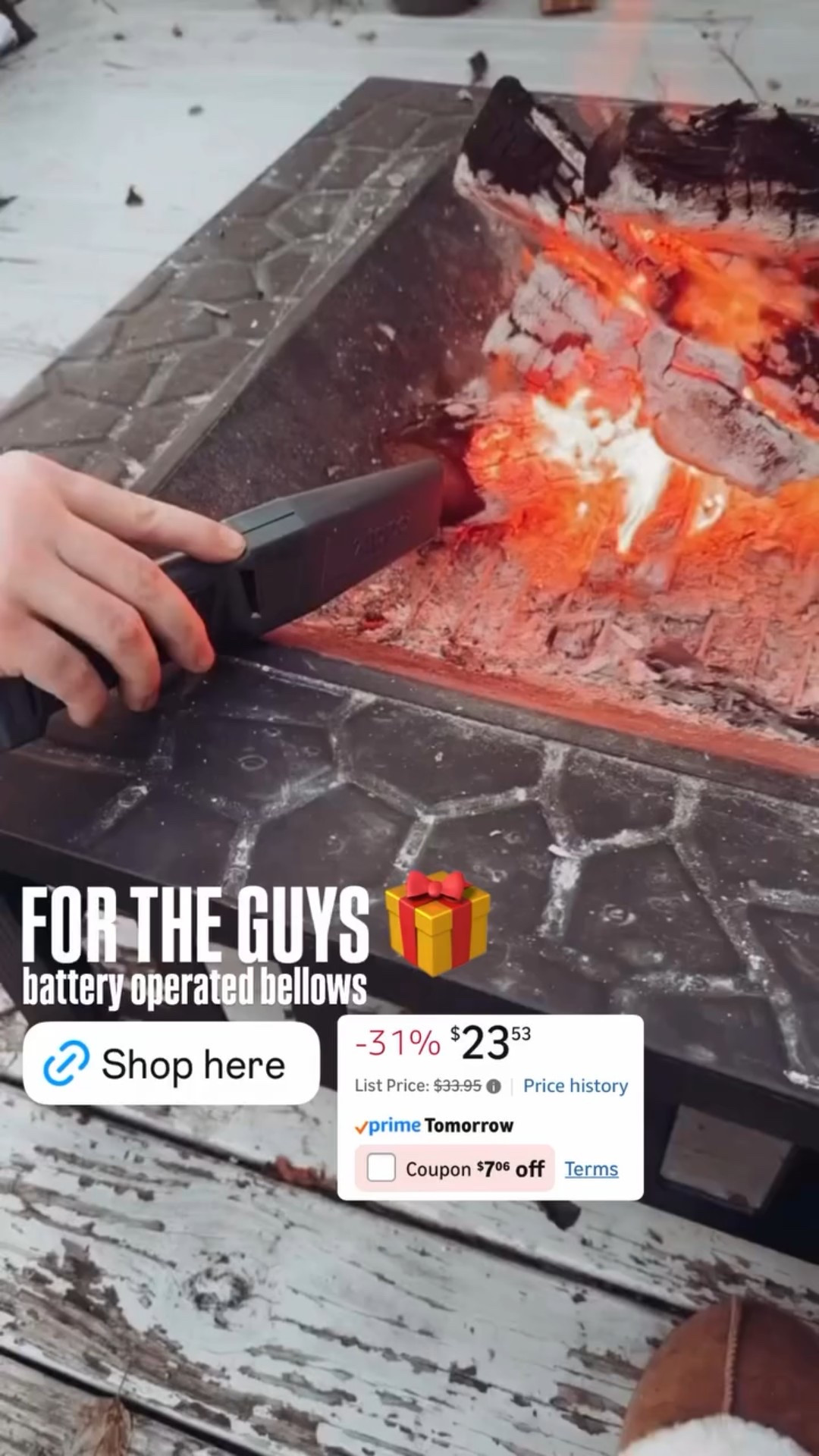 FOR THE GUYS 🎁 battery operated bellows

#LTKGiftGuide #LTKMens #LTKCyberWeek