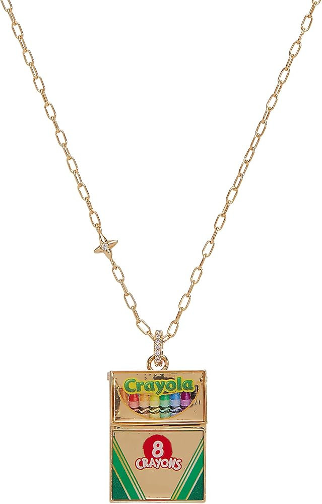 Alex and Ani Crayola Teacher Appreciation Box Locket, Brass Shiny Gold | Amazon (US)