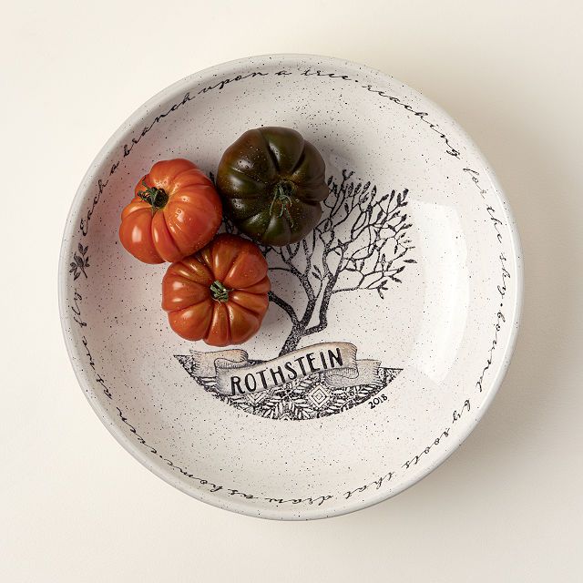 Personalized Family Tree Serving Bowl | UncommonGoods