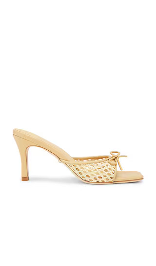 Mary Ann Heel in Nude Woven | Revolve Clothing (Global)