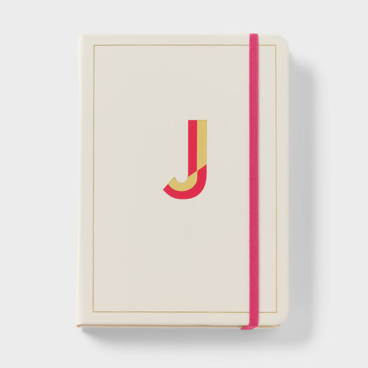 192pg College Ruled Journal 5"x7" Cream Monogram J - Opalhouse™ | Target