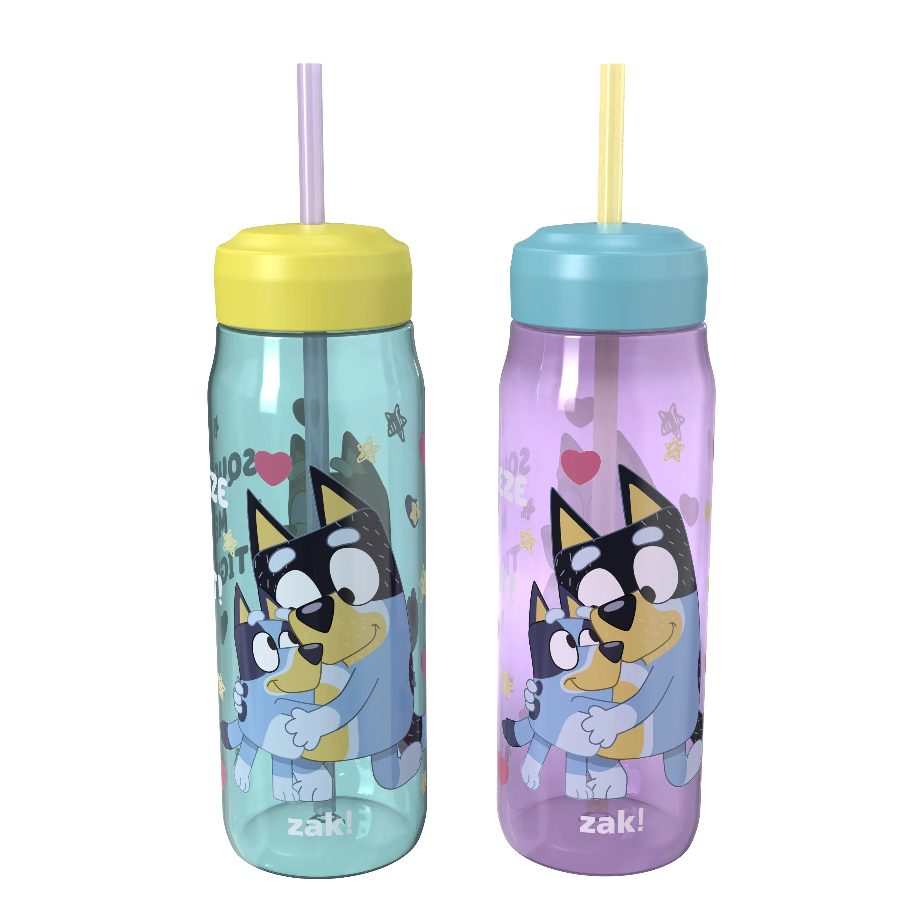 Zak Designs 2 Pack 20oz Bluey Sydney Tumbler with Straw | Walmart (US)