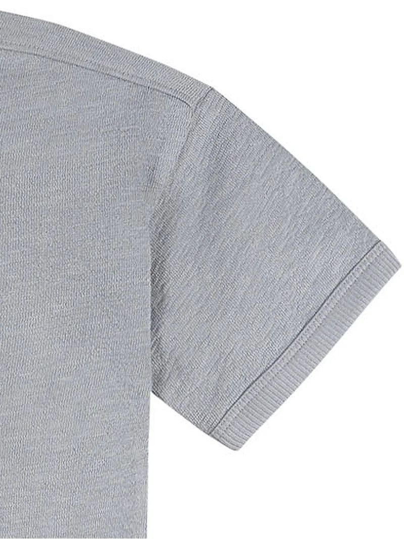 Modern Moments by Gerber Baby and Toddler Boy Organic Loose Fit Ringer Top, Sizes 0/3 Months - 5T | Walmart (US)