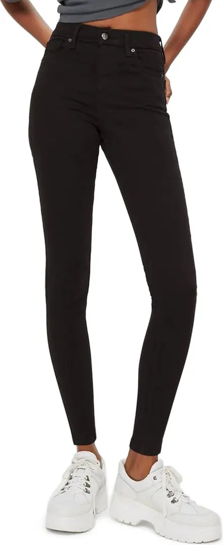 Jamie High Waist Black Jeans | Nordstrom