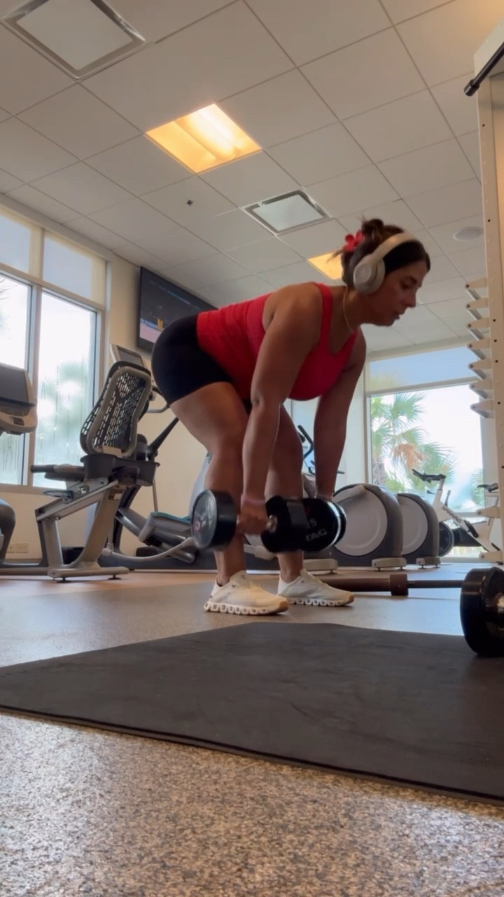 Vacay workout inspiration!! I'm wearing some of my favorite pieces for the gym. This tank is bigger bust friendly and full length (which I love)!! The shorts are a size medium. Both top and shorts are available on Amazon!

workout look, gym outfit, workout inspiration, gym inspiration

#LTKSeasonal #LTKFitness #LTKActive