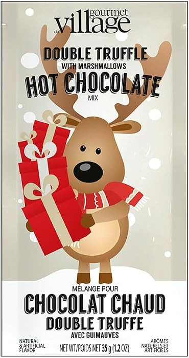 Gourmet du Village HOT Chocolate Cup Retro Reindeer, 58 Grams | Amazon (CA)