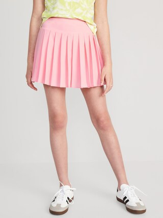 High-Waisted Pleated Performance Skort for Girls | Old Navy (US)
