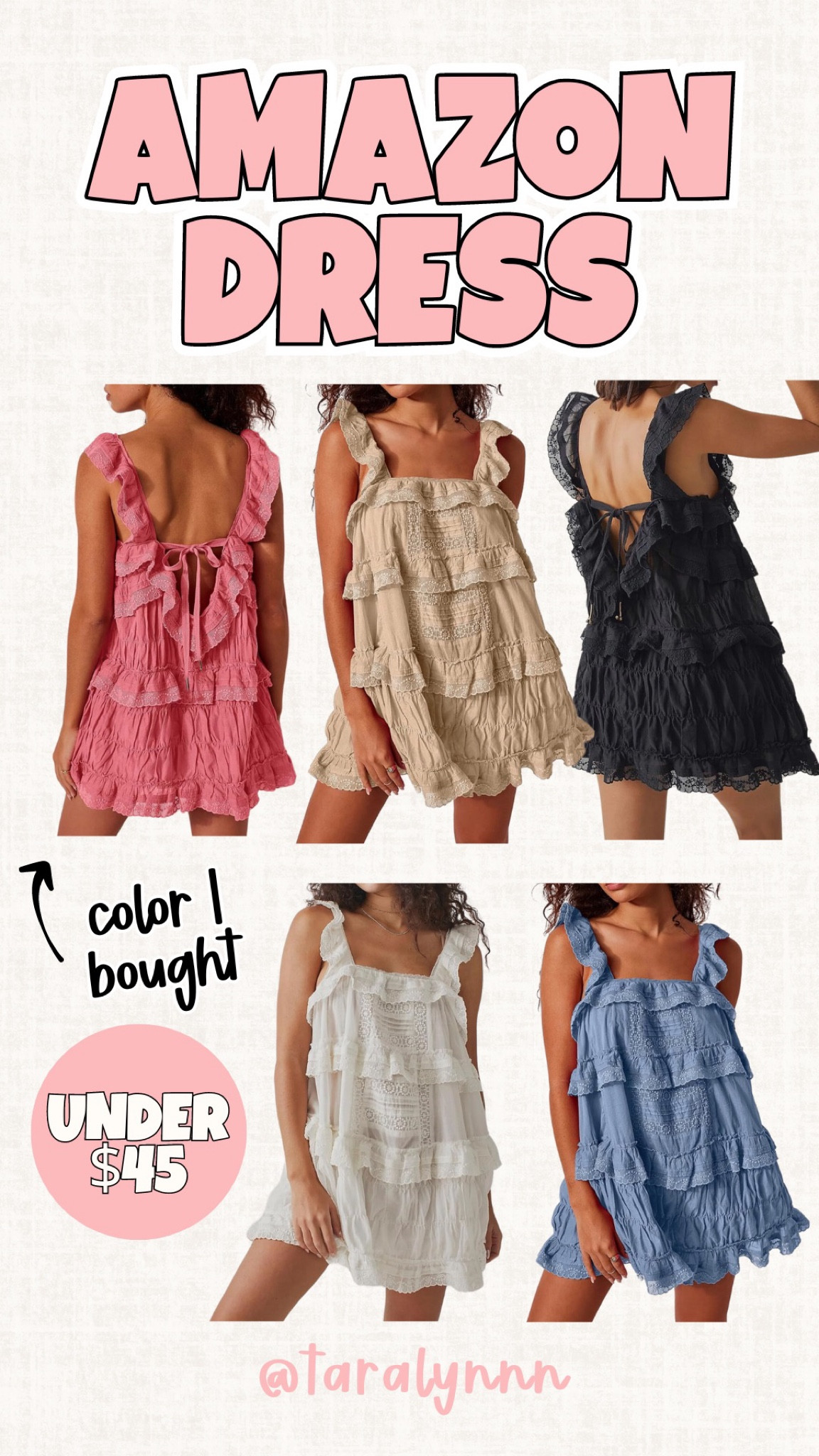 Amazon Summer Dress ☀️ I just purchased this dress and I’m obsessed! So many cute details and has free people vibes for less! 

#amazon #amazonfashion #amazonoutfit #outfit #rodeo #countryconcert #concertoutfit #outfitidea #dress #summerdress

#LTKStyleTip #LTKFindsUnder50 #LTKFindsUnder100