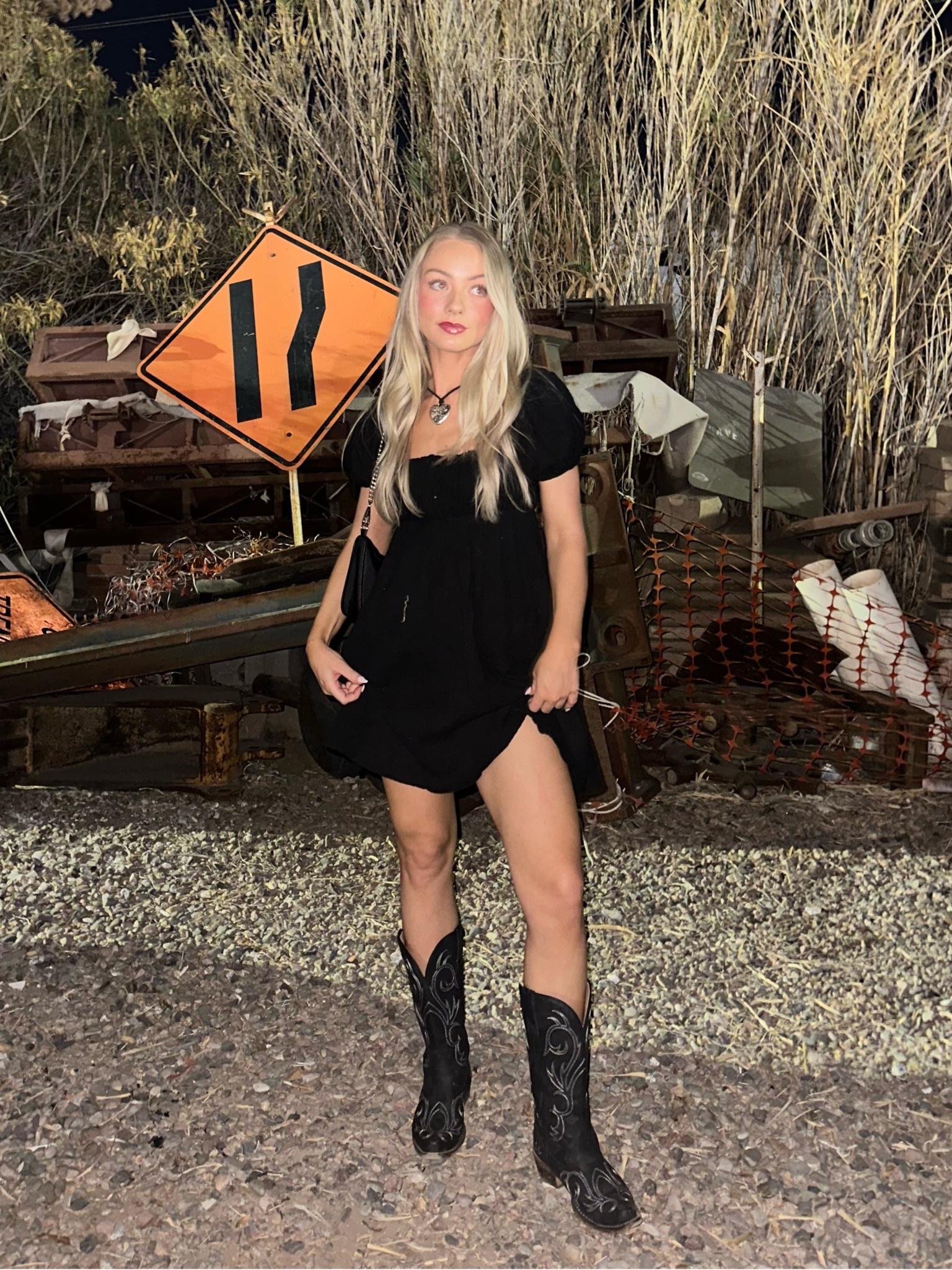 wearing:
-size 2 dress
-size 6 boots (true to size) 