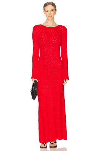 The Wolf Gang Bettina Maxi Dress in Dahlia from Revolve.com | Revolve Clothing (Global)