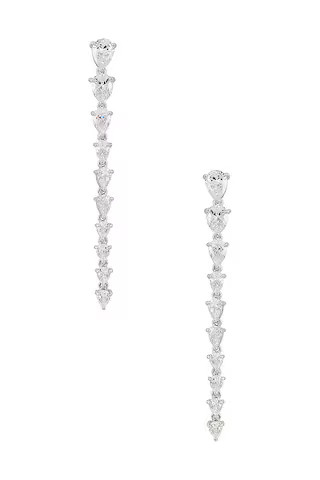 SHASHI The Line Earring in Silver from Revolve.com | Revolve Clothing (Global)