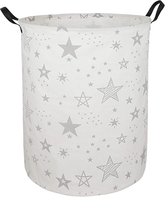 Collapsible Kids Laundry Basket Clothes Hamper, Foldable Storage Organizer Bin, Toy Clothes Stora... | Amazon (US)
