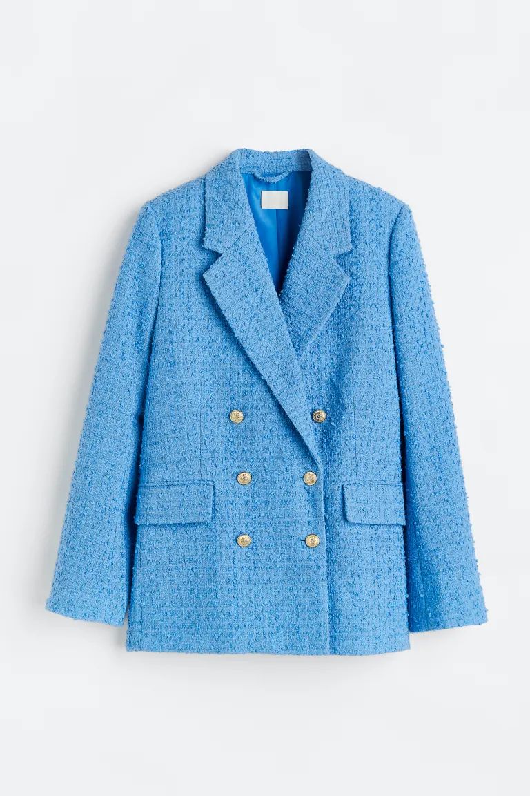 Double-breasted Bouclé Jacket | H&M (US + CA)