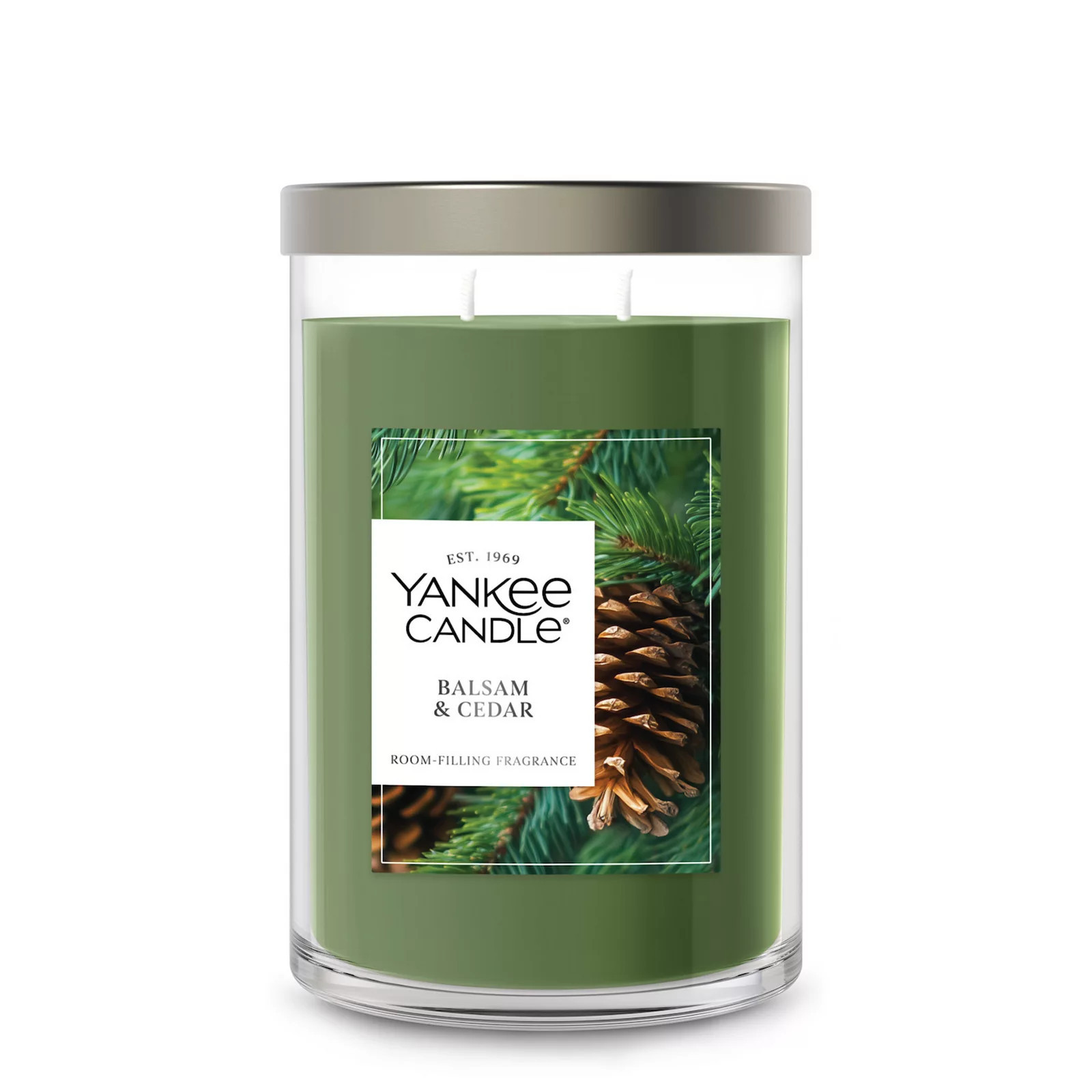 Yankee Candle 20-oz. Balsam & Cedar Signature Large Candle Jar, Green | Kohl's