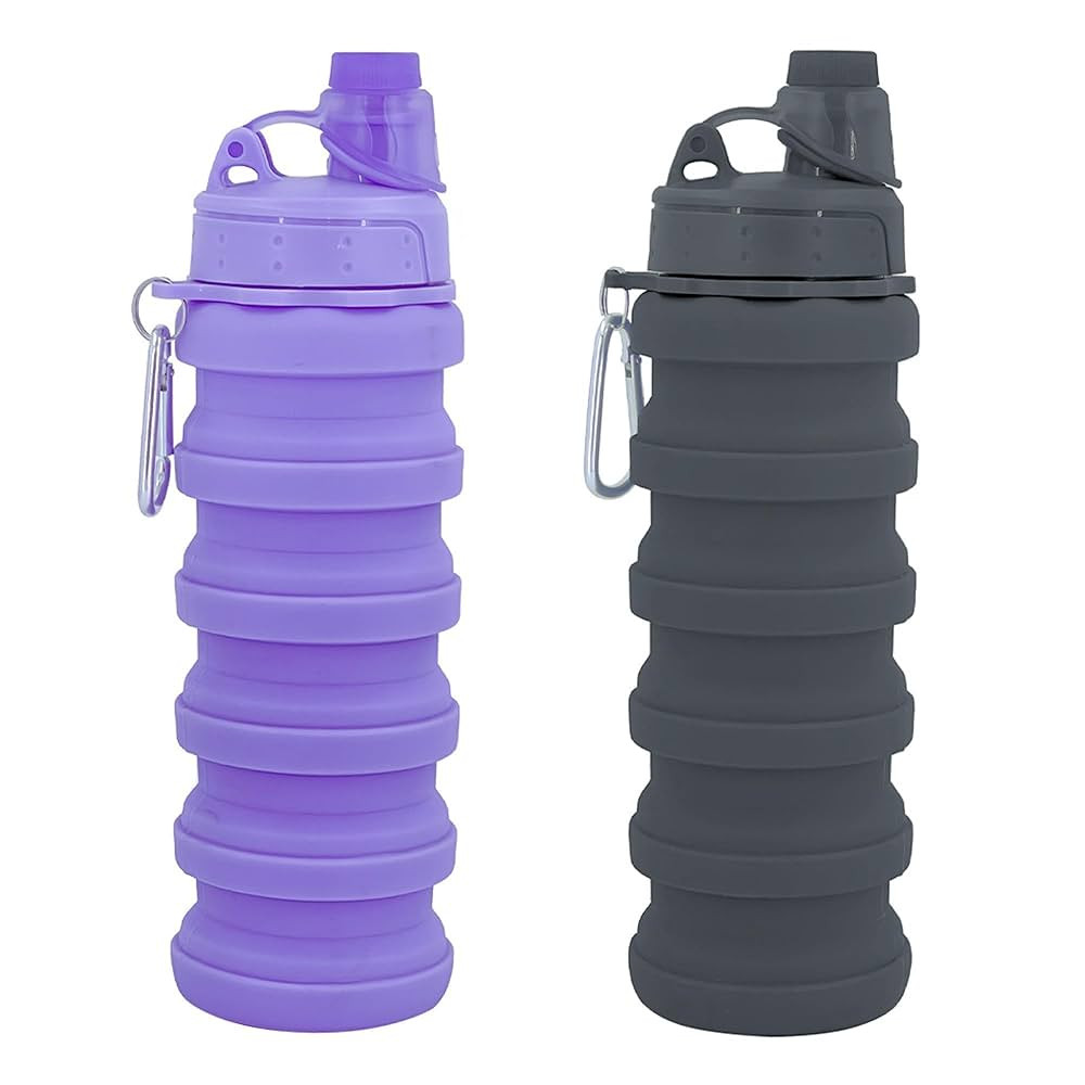 Collapsible Water Bottles Travel water bottle Sports Portable Sport Water Bottle Reusable Water B... | Amazon (US)