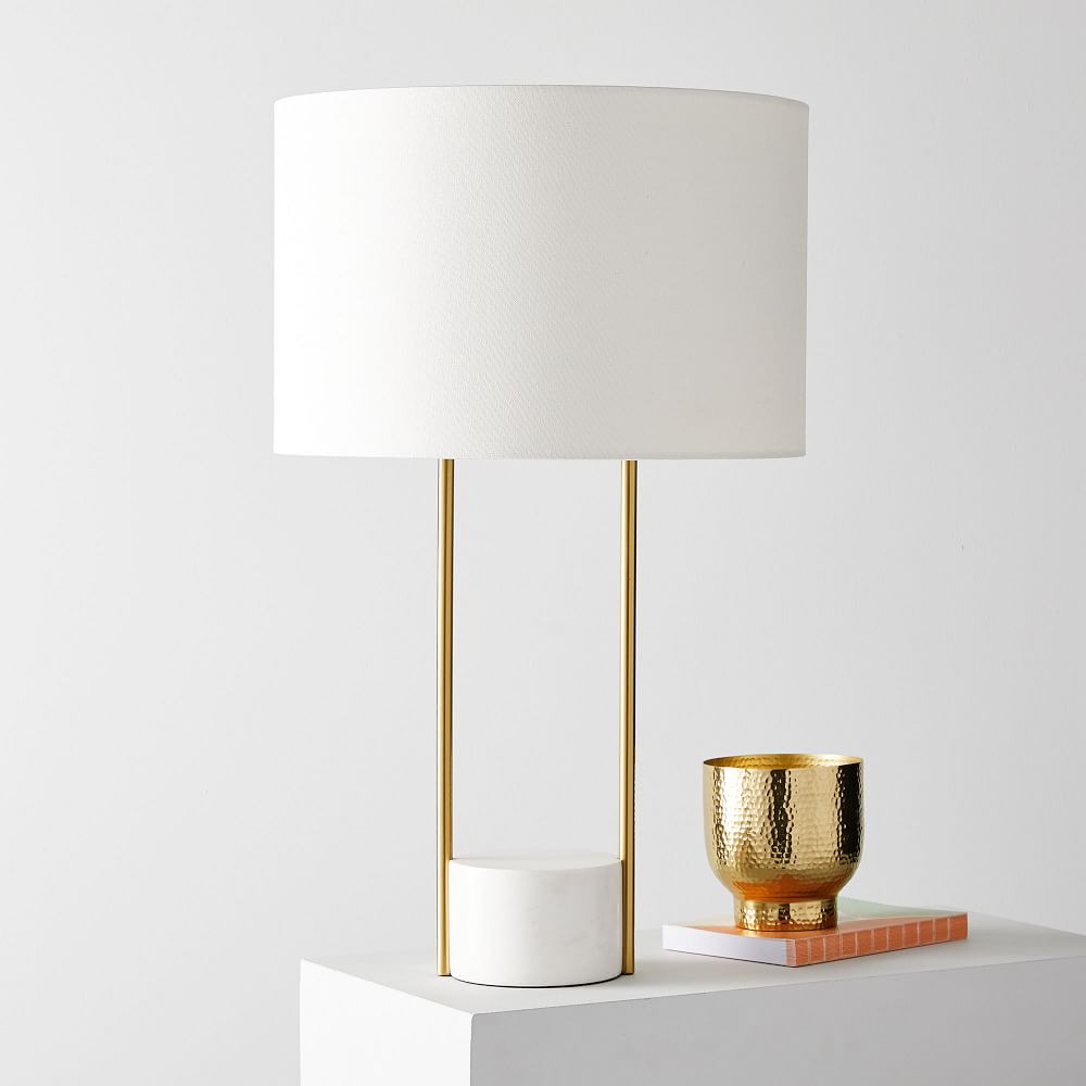 Industrial Outline Table Lamp (27") | West Elm (US)
