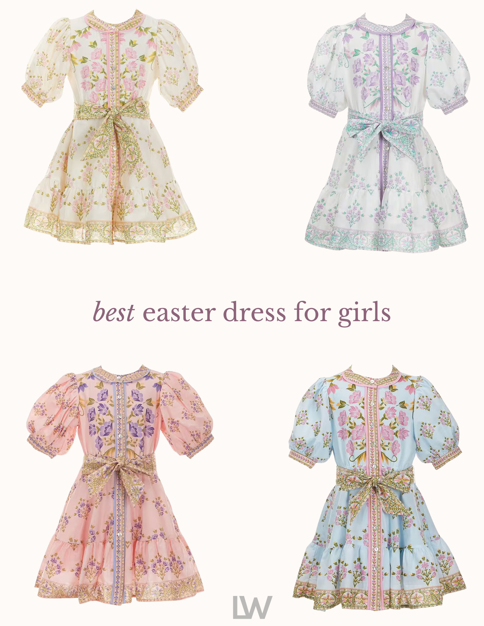 The sweetest Easter dress for girls! So cute! 

 