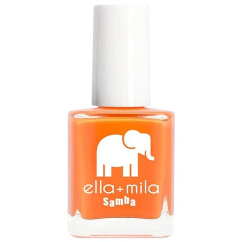 ella+mila Professional, Quick Dry, Long-Lasting & Chip-Resistant Orange to Brown Nail Polishes (Cause I'm Happy - 0.45 fl oz) | Amazon (US)
