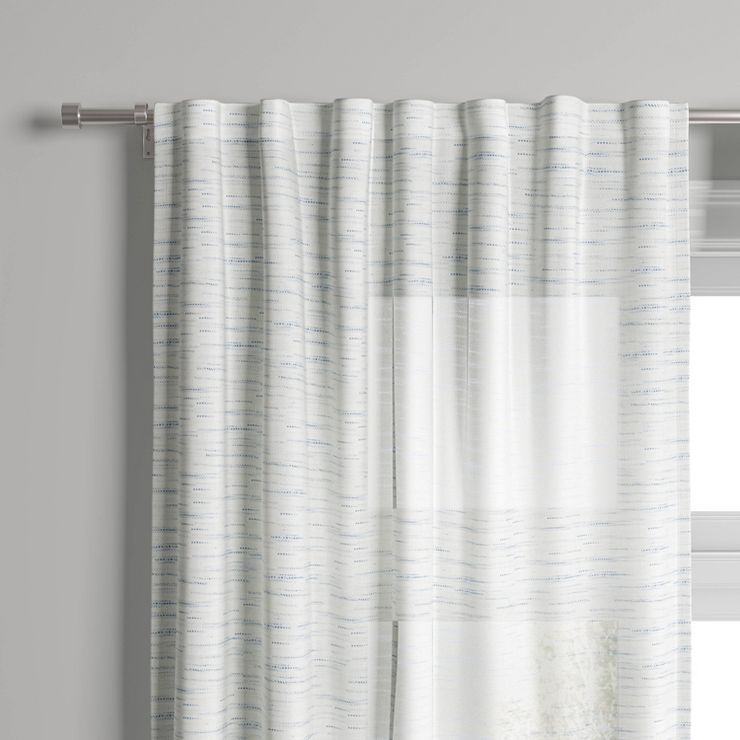 1pc Light Filtering Striation Herringbone Window Curtain Panel - Project 62™ | Target