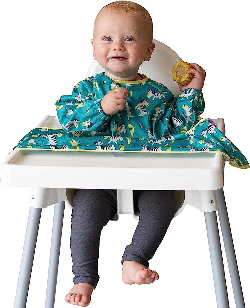 Tidy Tot Weaning Bib Long Sleeves Waterproof Coverall Bib Cover & Catch | Amazon (US)
