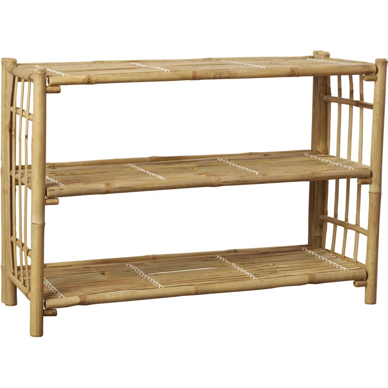 Whobrey 25'' H x 36'' W Solid Wood Etagere Bookcase | Wayfair North America