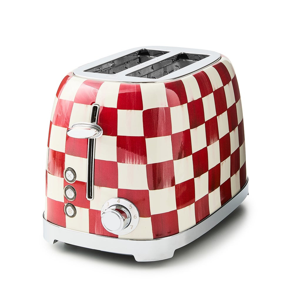 Cherry Check 2-Slice Toaster | MacKenzie-Childs