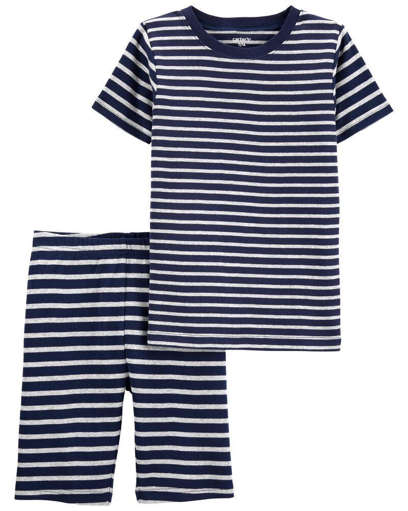2-Piece Striped 100% Snug Fit Cotton PJs | Carter's
