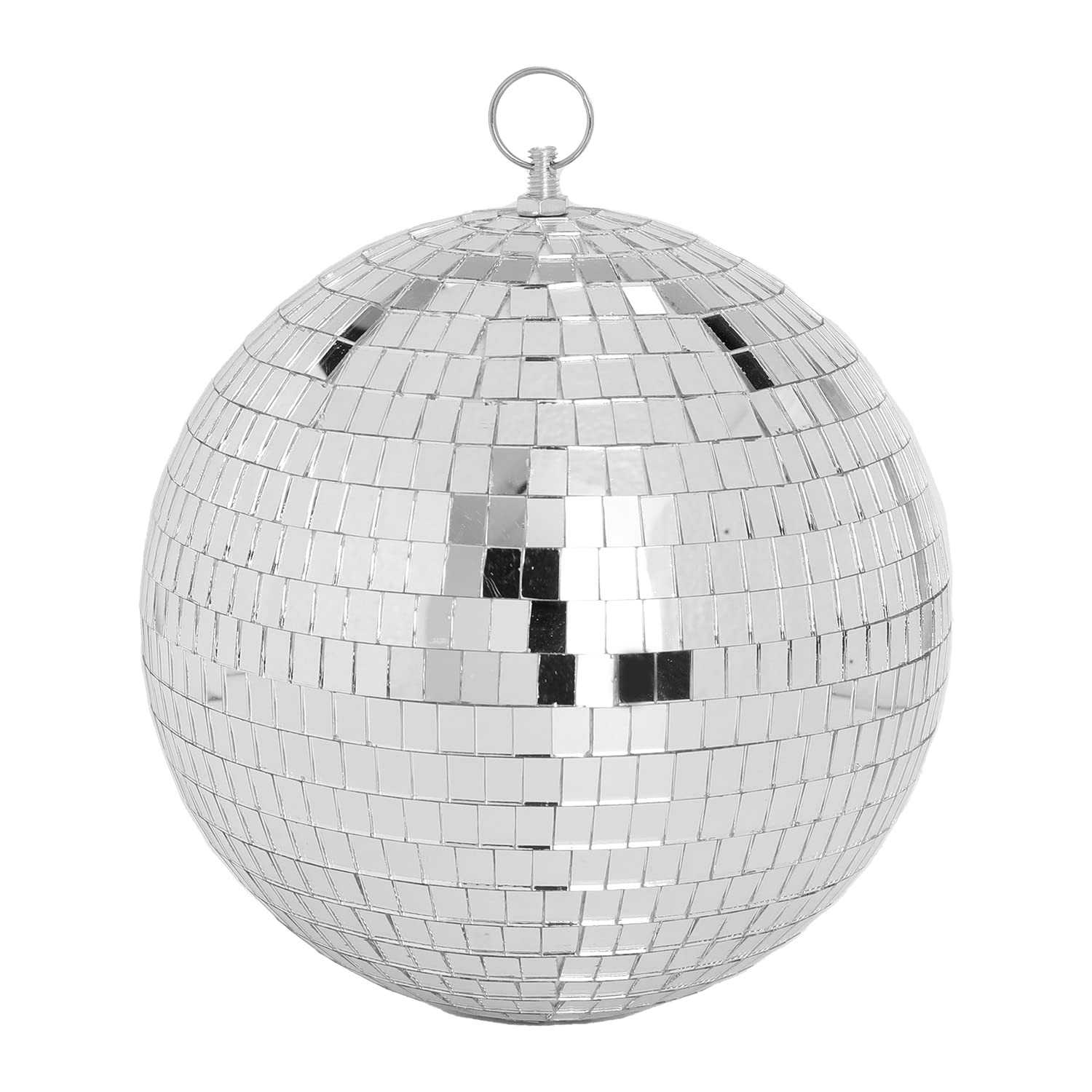8 Inch Hanging Mirror Disco Ball: Silver Disco Balls Decorations Mirror Ball with Hanging Ring fo... | Amazon (US)
