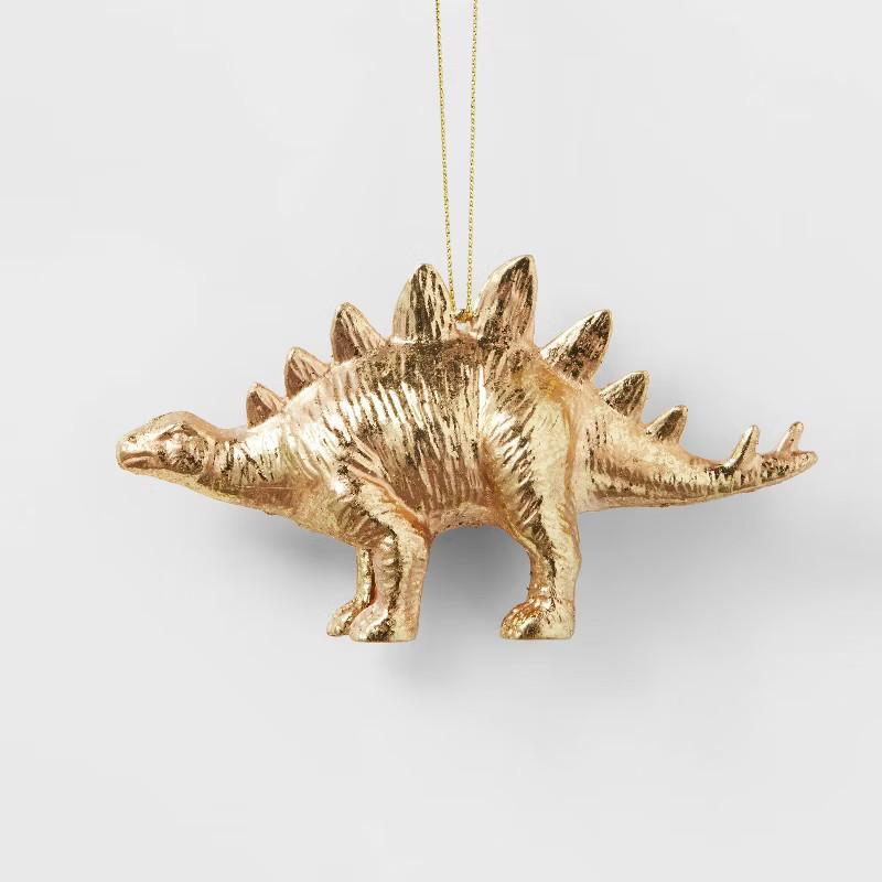 Stegosaurus Christmas Tree Ornament Gold Foil - Wondershop™ | Target