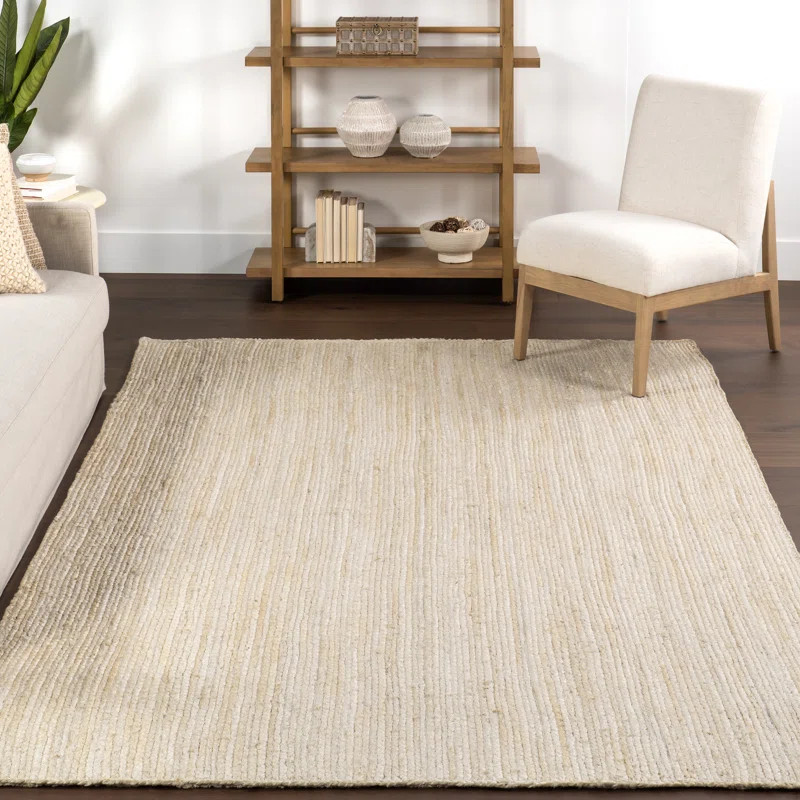 Cruise Handmade Braided Jute Area Rug in Off White | Wayfair North America
