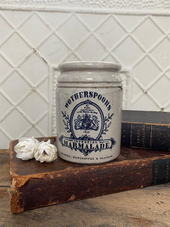 Antique 1 Jam Crock Repurposed With New Transfer  Antique | Etsy | Etsy (US)