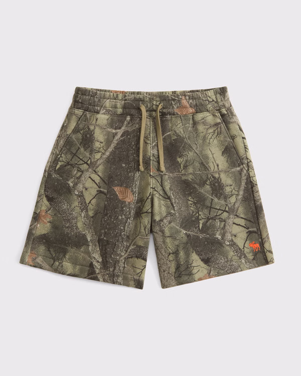 essential fleece icon shorts | Abercrombie & Fitch (US)