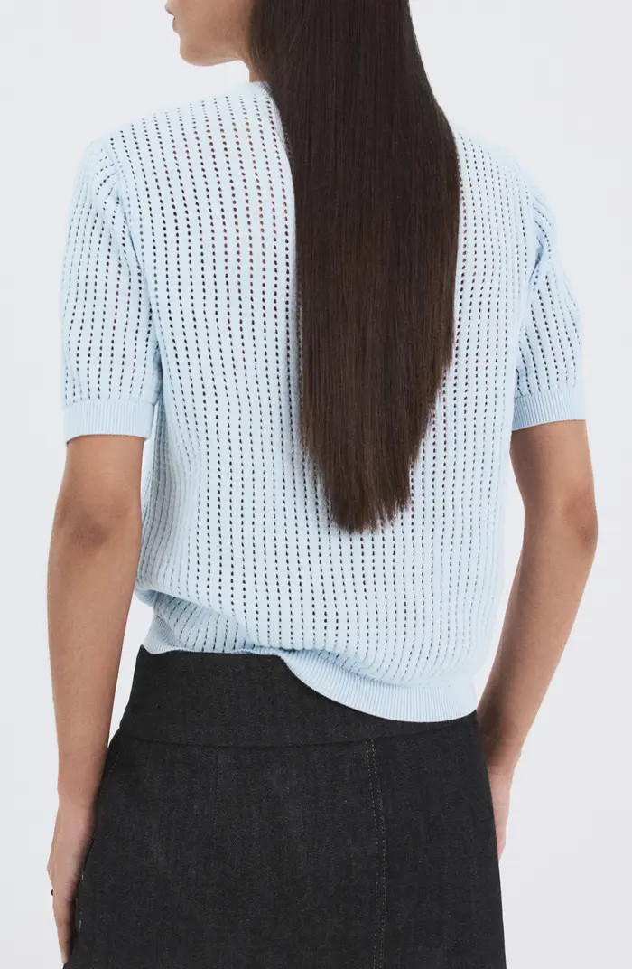 Pera Open Stitch Crewneck Sweater | Nordstrom