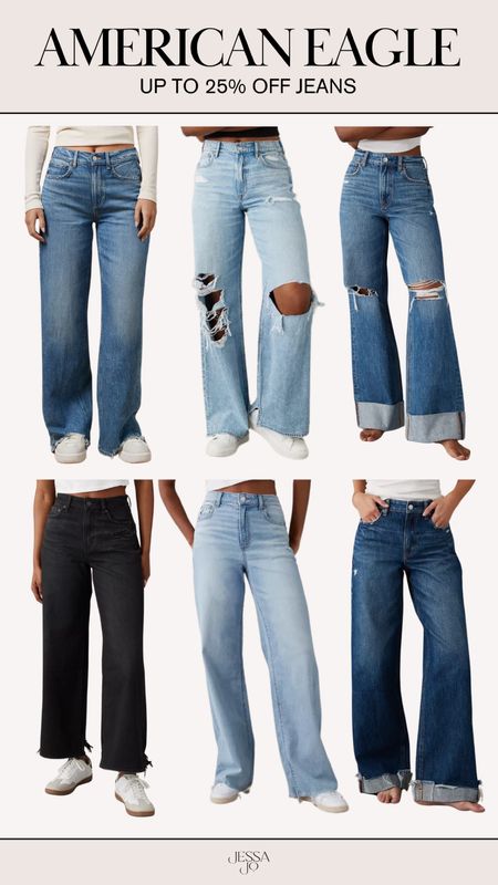 AE Jeans | American Eagle Jeans | Cuffed Jeans | Baggy Jeans 

#LTKstyletip #LTKfindsunder100 #LTKfindsunder50