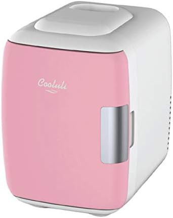 Cooluli Skincare Mini Fridge for Bedroom - Car, Office Desk & Dorm Room - Portable 4L/6 Can Elect... | Amazon (US)