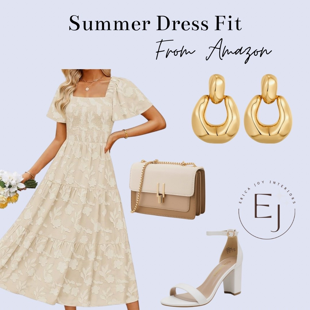 Summer wedding outfit, church outfit, date night outfit for the dress girlies. Vacation outfit!

#LTKMidsize #LTKFindsUnder50 #LTKStyleTip