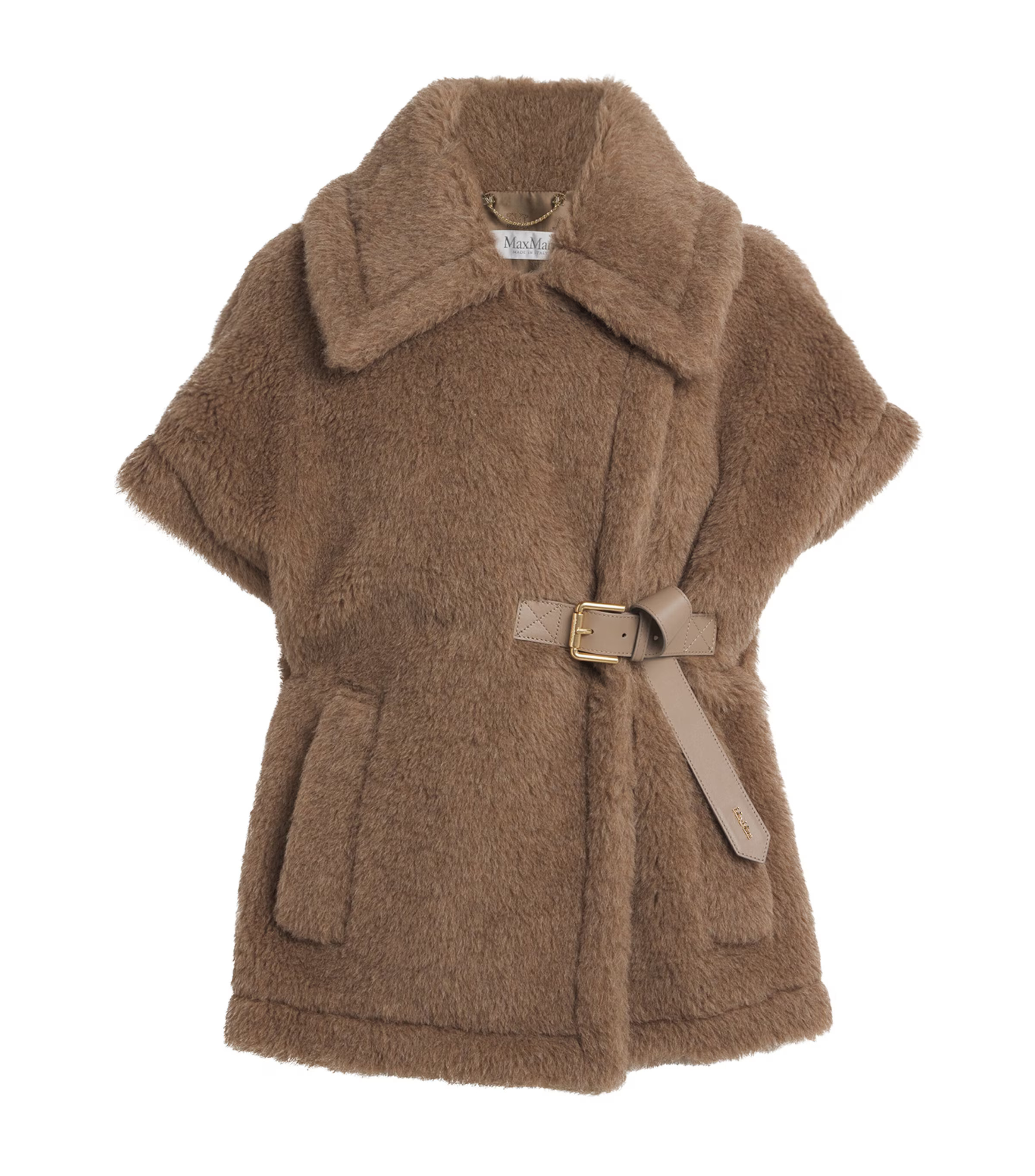Max Mara Alpaca-Cashmere-Silk Teddy Cape | Harrods (US)