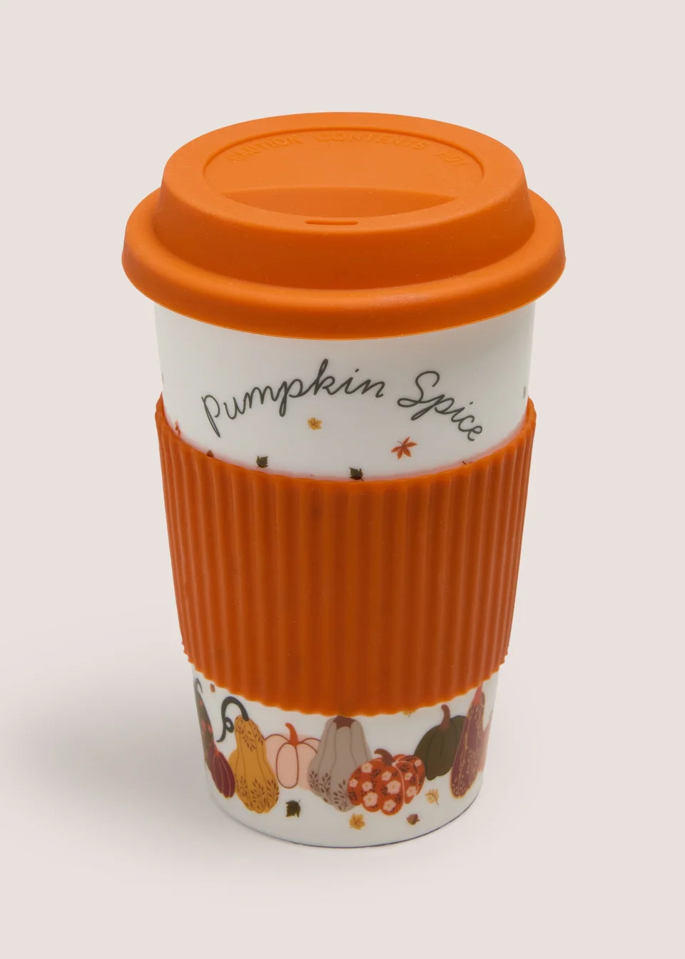 Orange Pumpkin Spice Travel Mug | Matalan (UK)