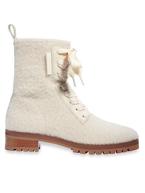 Merigue Logo Lug-Sole Boots | Saks Fifth Avenue