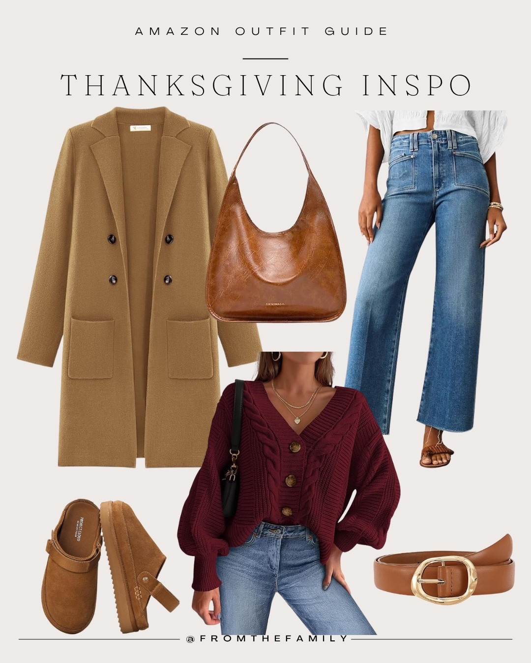 🍁 Thanksgiving Outfit Inspo 🍁
Easy, cozy, and pulled-together — this Amazon outfit is perfect for Thanksgiving dinner, family photos, or hosting at home.
Think soft knits, rich fall colors, and pieces you’ll wear all season long 🤎
Shop the full look on LTK — every piece linked for you!

#LTKFallStyle #ThanksgivingOutfitIdeas #AmazonOutfitInspo #FallFashionFinds #CozyFallStyle #LTKHoliday #AmazonFashion

#LTKFindsUnder100 #LTKSeasonal #LTKHoliday