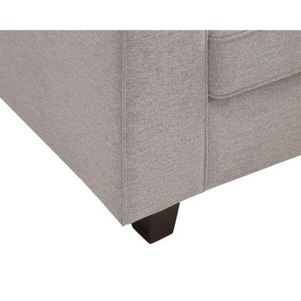 LILOLA Casanova 7Pc Modular Sectional Sofa in Light Gray Linen - Grey | Bed Bath & Beyond