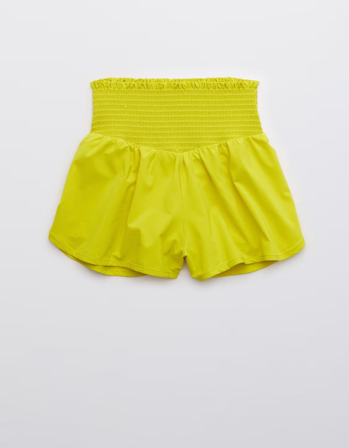 OFFLINE By Aerie Real Me Smocked Running Short | American Eagle Outfitters (US & CA)