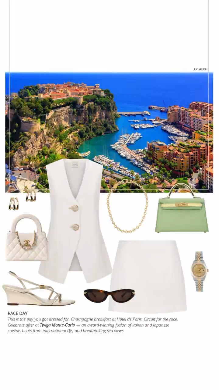 Monaco F1, but make it fashion 🏁✨

Race weekend, yacht days, beach clubs, and nights that don’t end—this is Monaco at its most iconic. From trackside moments to champagne on deck, every look needs to match the energy.

Sharing what I’d wear for it all—elevated, effortless, and ready for every scene. Save this for dream trip inspo and tap to shop. 🤍#MonacoGP #F1Style #LuxuryTravel #EuroSummer #ResortStyle #LTKFinds
 

 

#LTKTravel #LTKootd #LTKOver40 #LTKTravel
