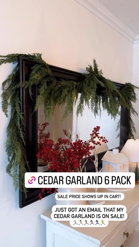 The BEST and most realistic Cedar Garland on sale! 

$36 each OR a case of 6 for only $199!

#LTKhome #LTKCyberWeek #LTKSeasonal