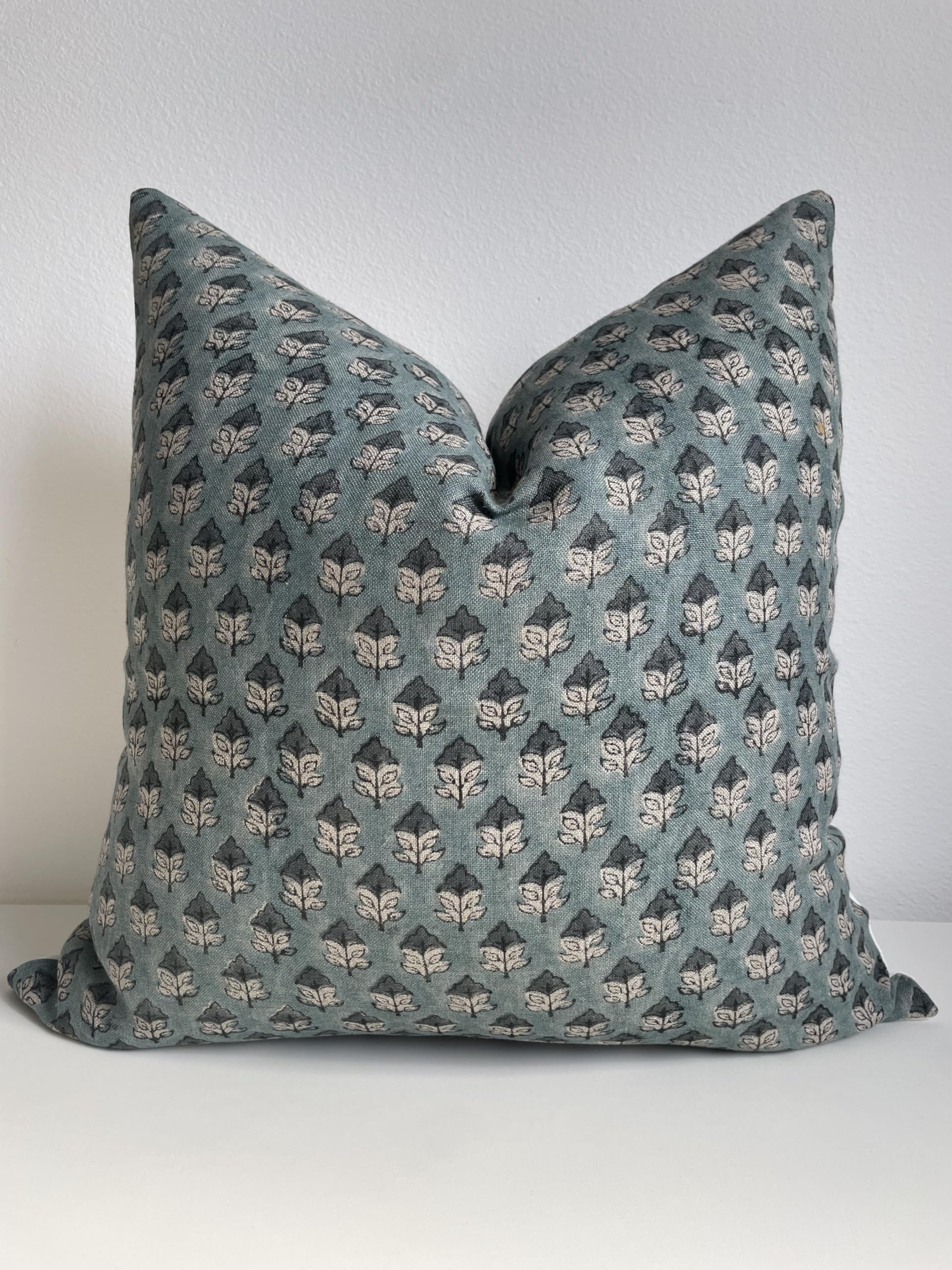 Generic Canyon Theory Hand Block Print Organic Linen 20x20 Inch Throw Pillow Cover: Indoor Outdoo... | Amazon (US)